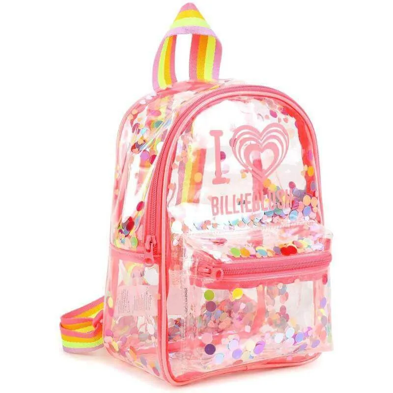 Girls Confetti Logo Backpack