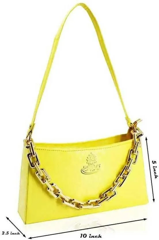 Girls Yellow Sling Bag