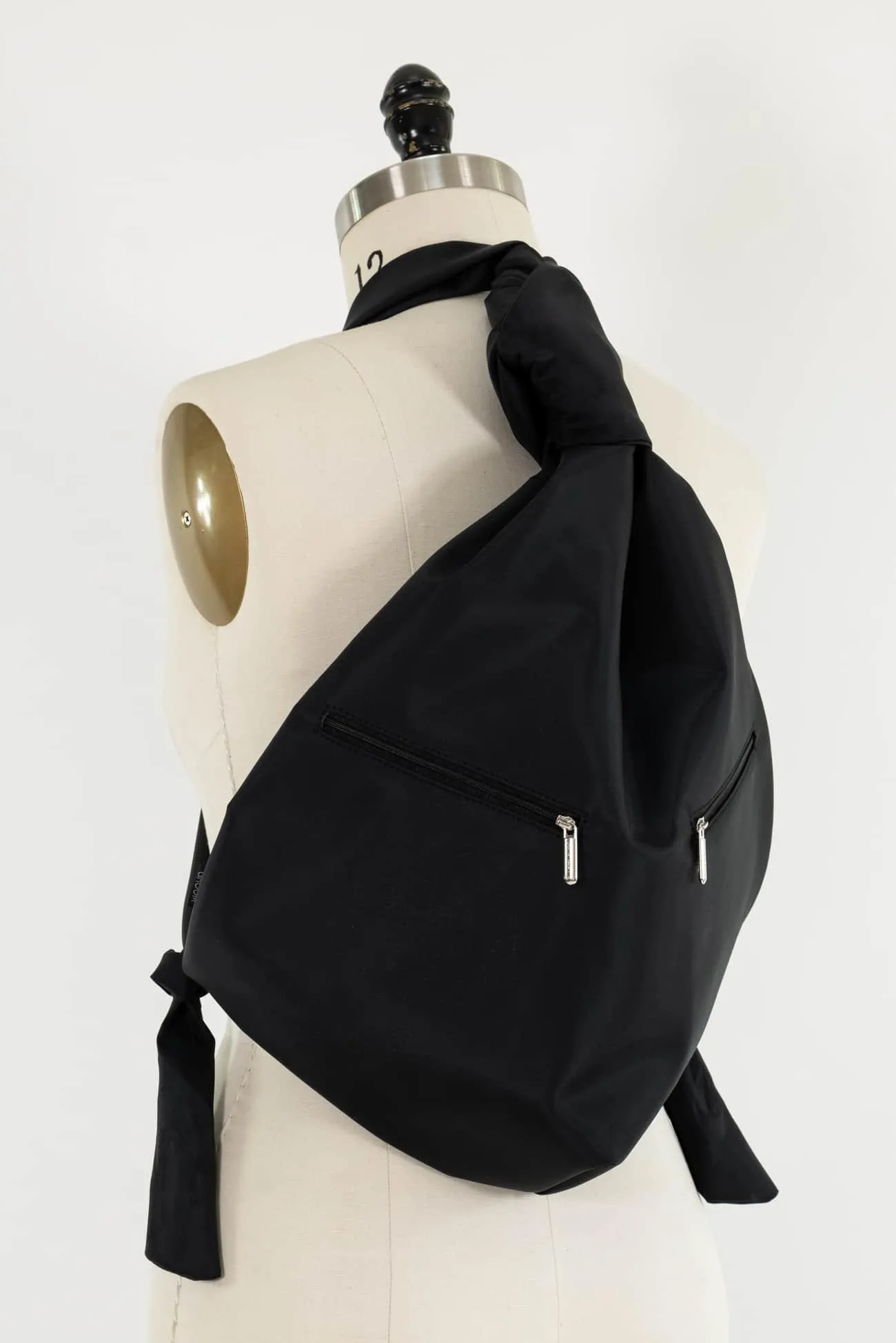 Groom Black Large Microfiber Backpack