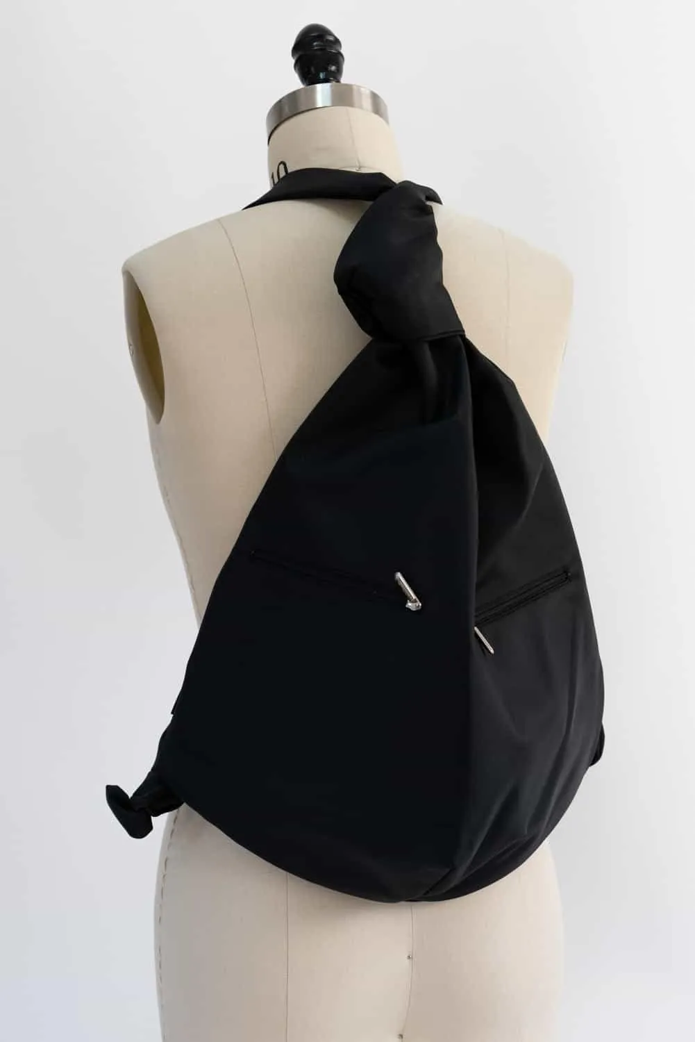 Groom Black Large Microfiber Backpack