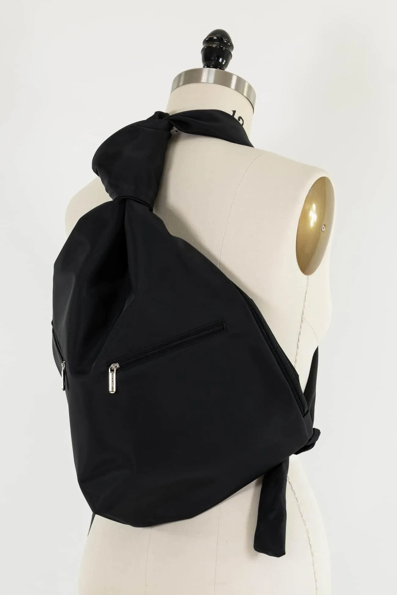 Groom Black Large Microfiber Backpack