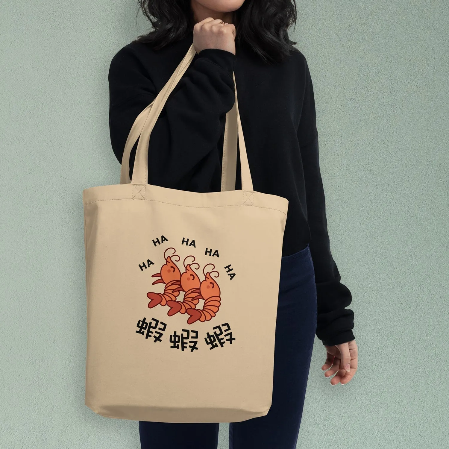 Ha Ha Ha (Shrimp) Tote Bag