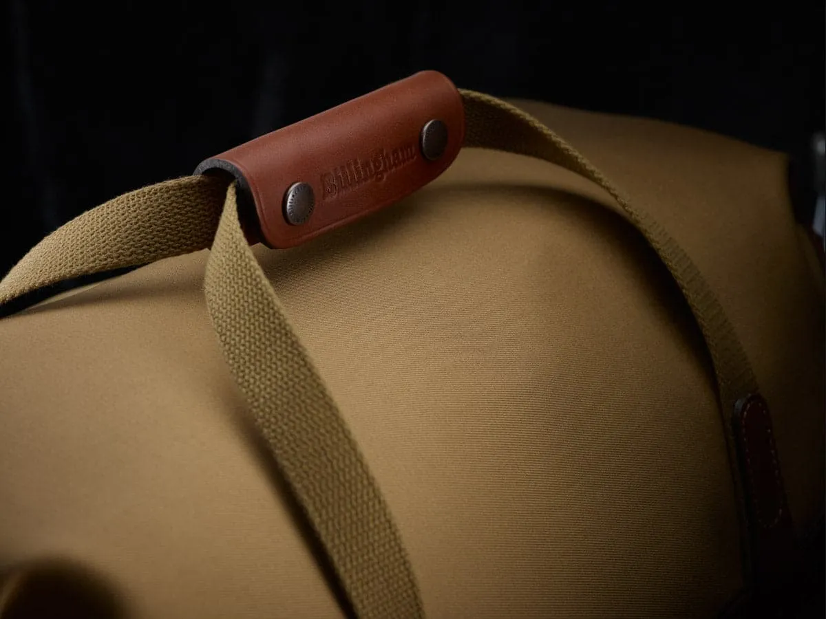 Hadley Large Pro Camera/Laptop Bag - Khaki Canvas / Tan Leather