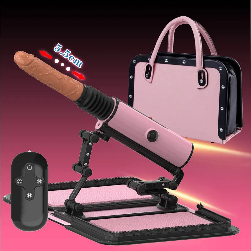 Handbag Sex Machine - Remote Control Thrusting Dildo Powerful Adult Stroker BDSM Toys