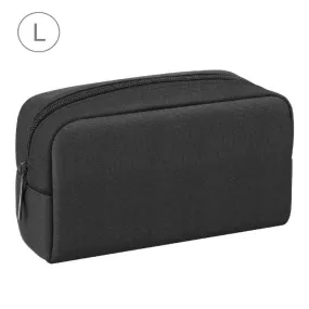 HAWEEL Electronics Organizer Storage Bag for Charger, Power Bank, Cables, Mouse, Earphones, Size: L Black