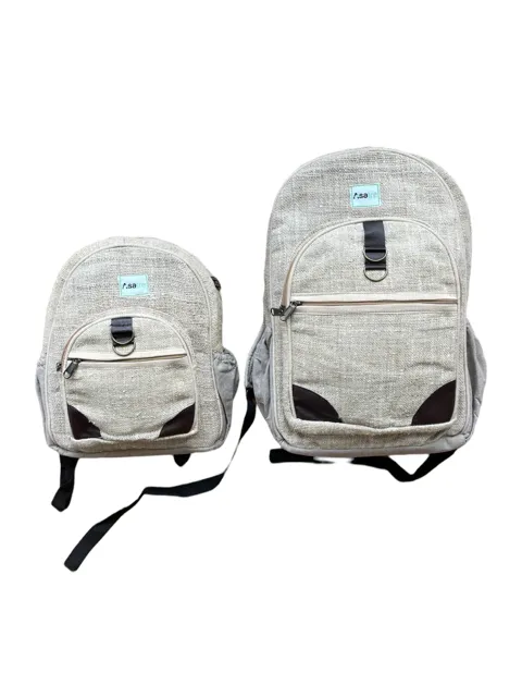 Hemp Travel Day Bag, Mini-Backpack