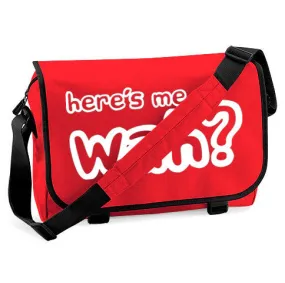 Here's me, wha? Messenger Bag