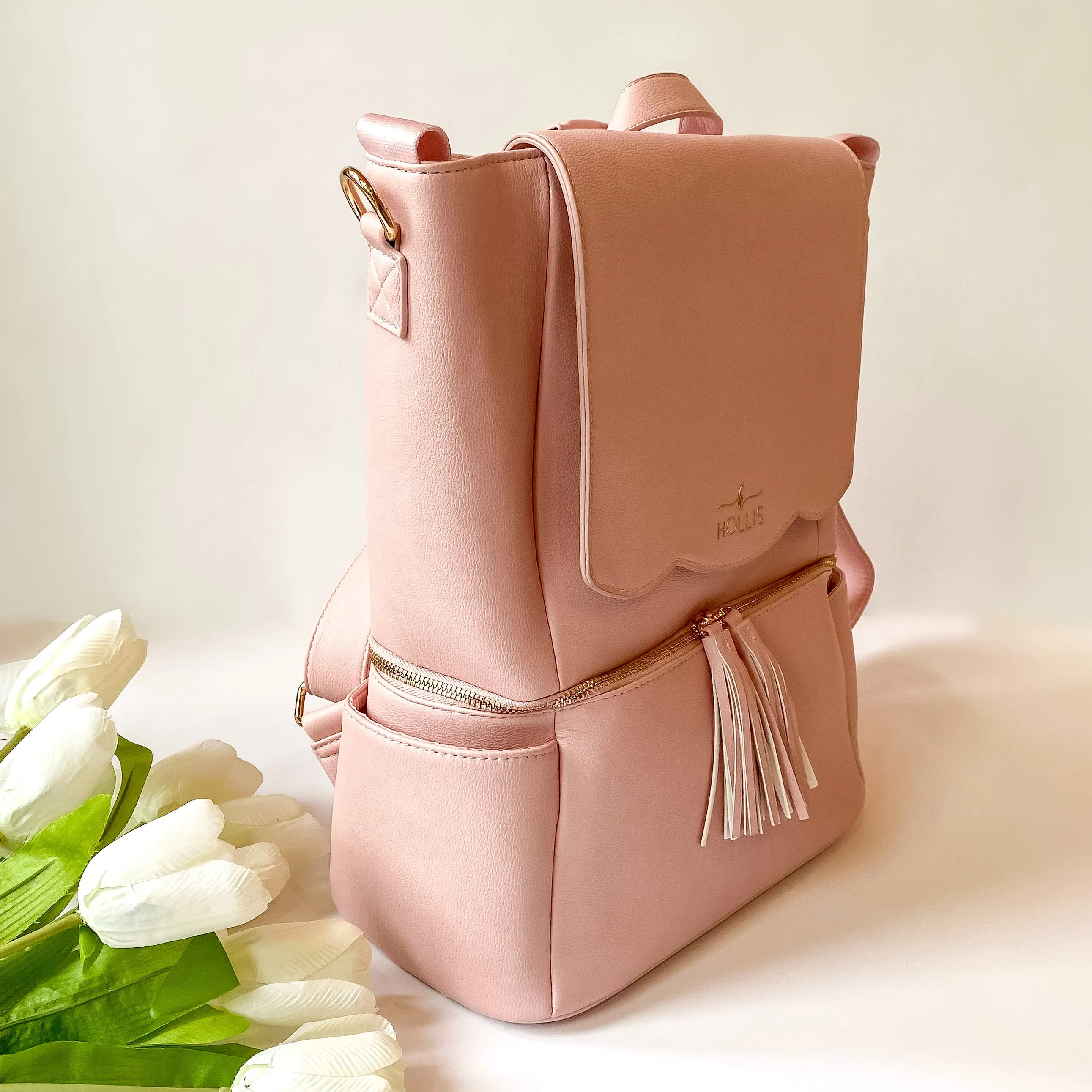 Hollis | Diaper Bag in Blush