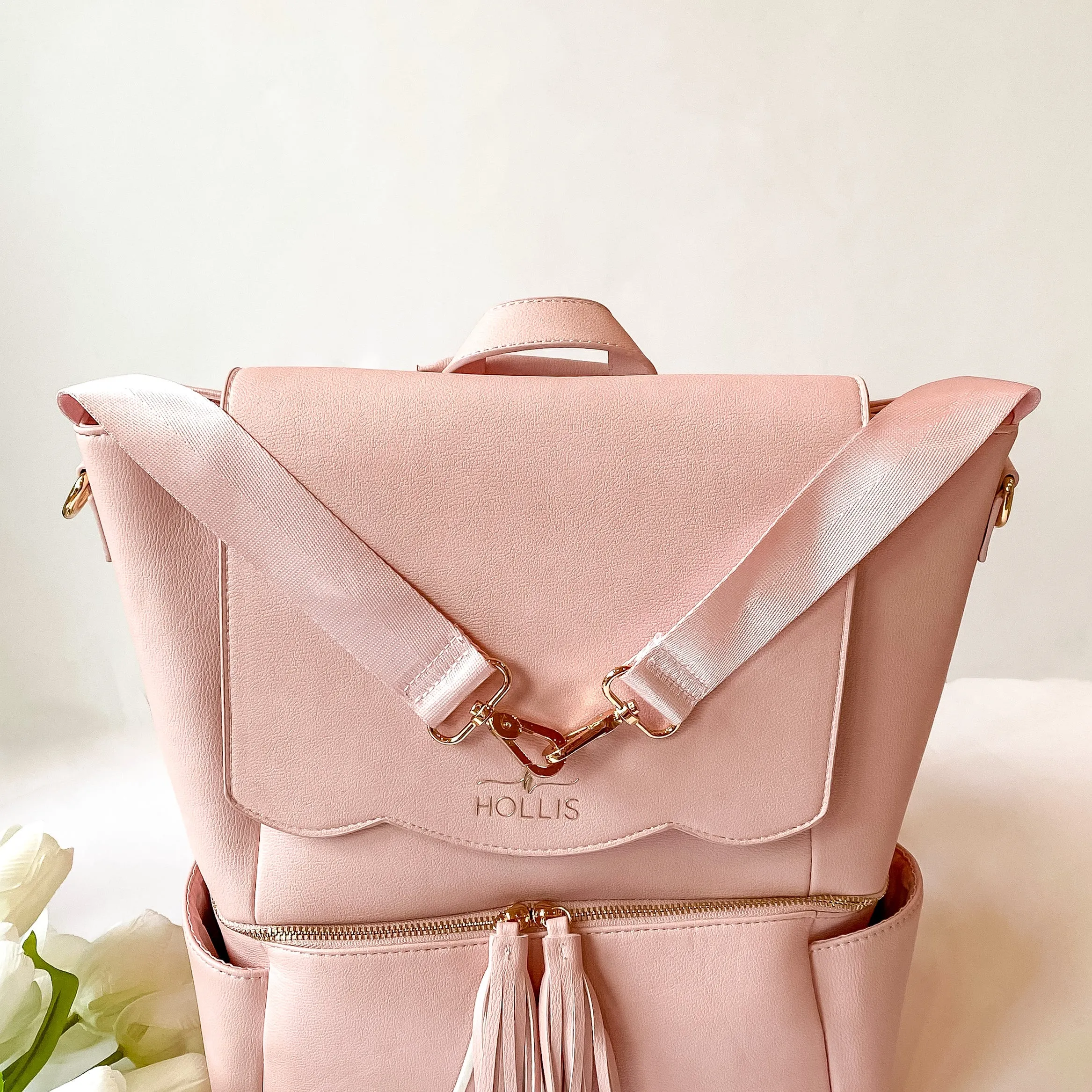 Hollis | Diaper Bag in Blush