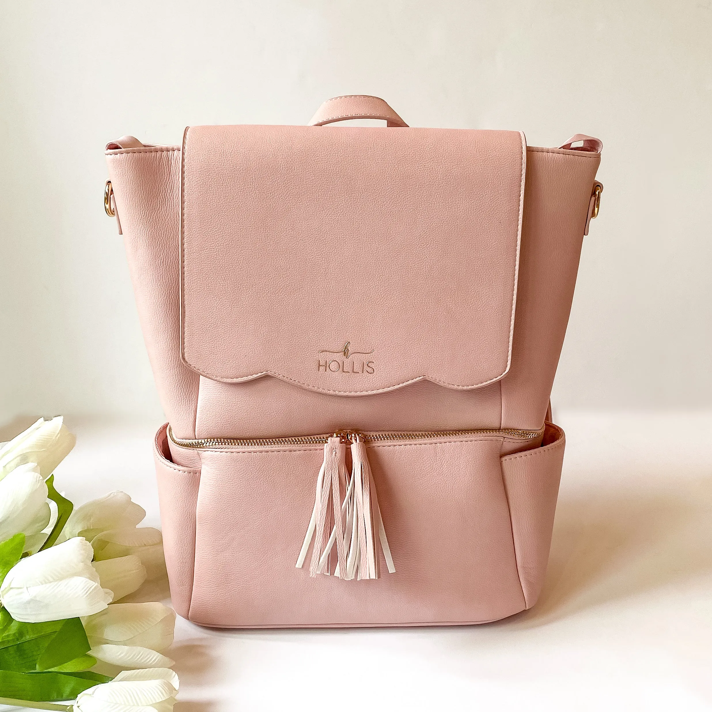 Hollis | Diaper Bag in Blush