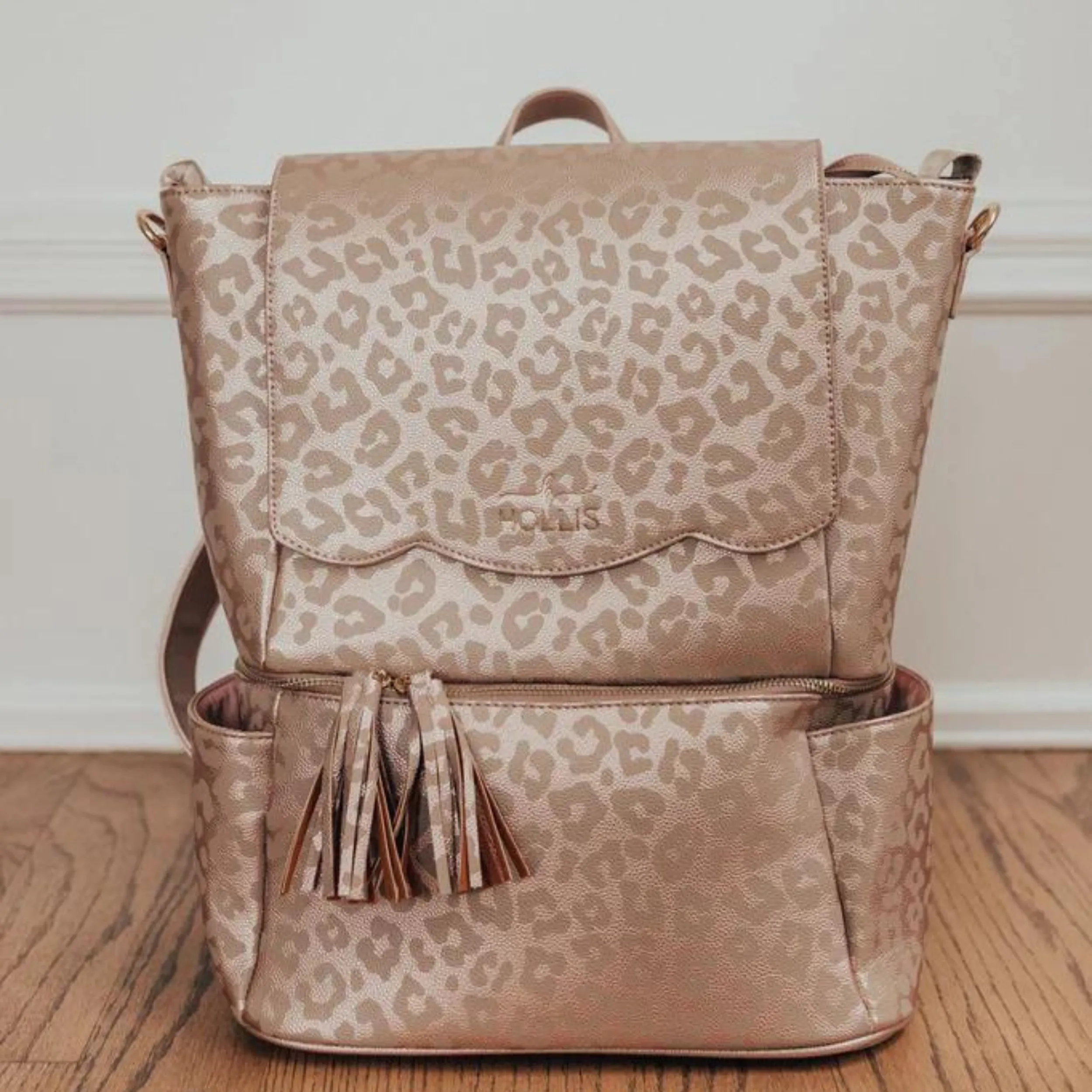 Hollis | Diaper Bag in Leopard