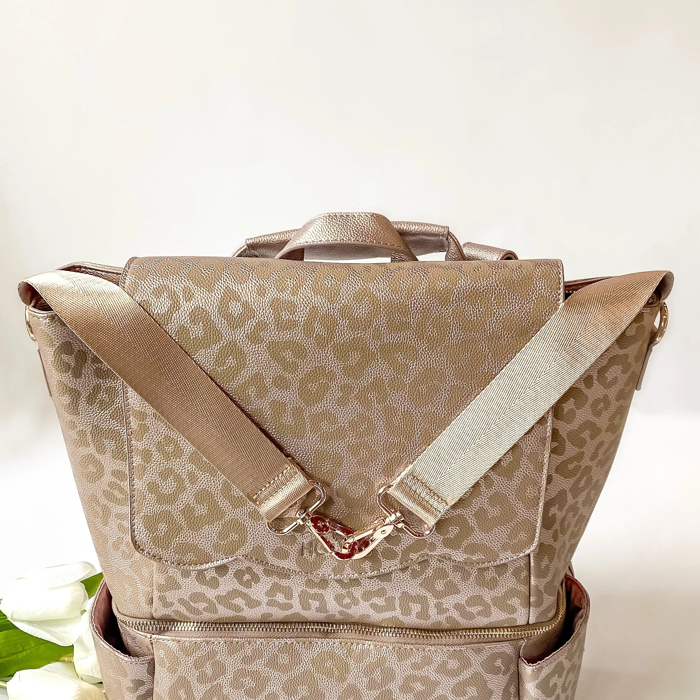 Hollis | Diaper Bag in Leopard