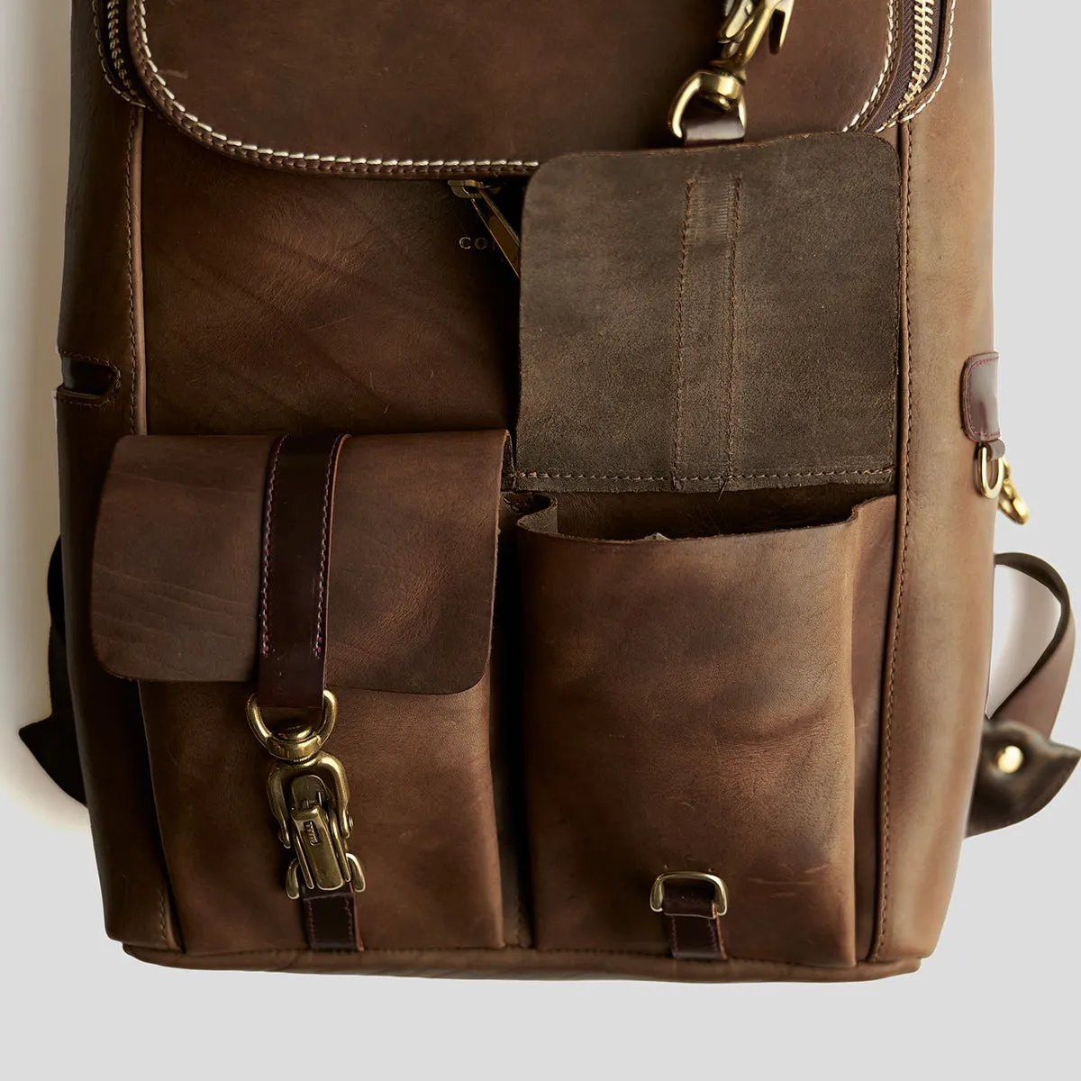 Horse x Shell Top Zip Backpack | LE