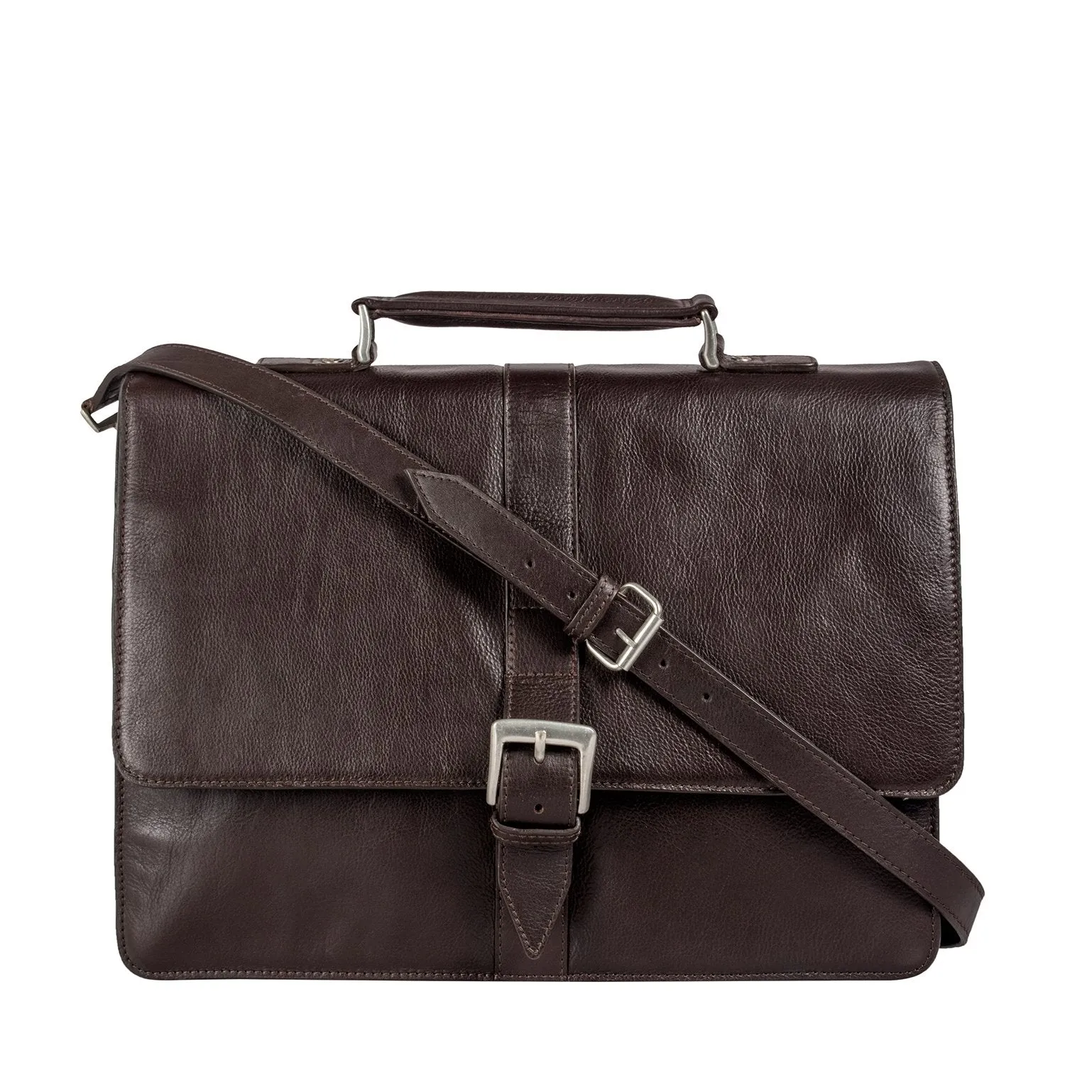 Hudson Men's Large Leather Briefcase