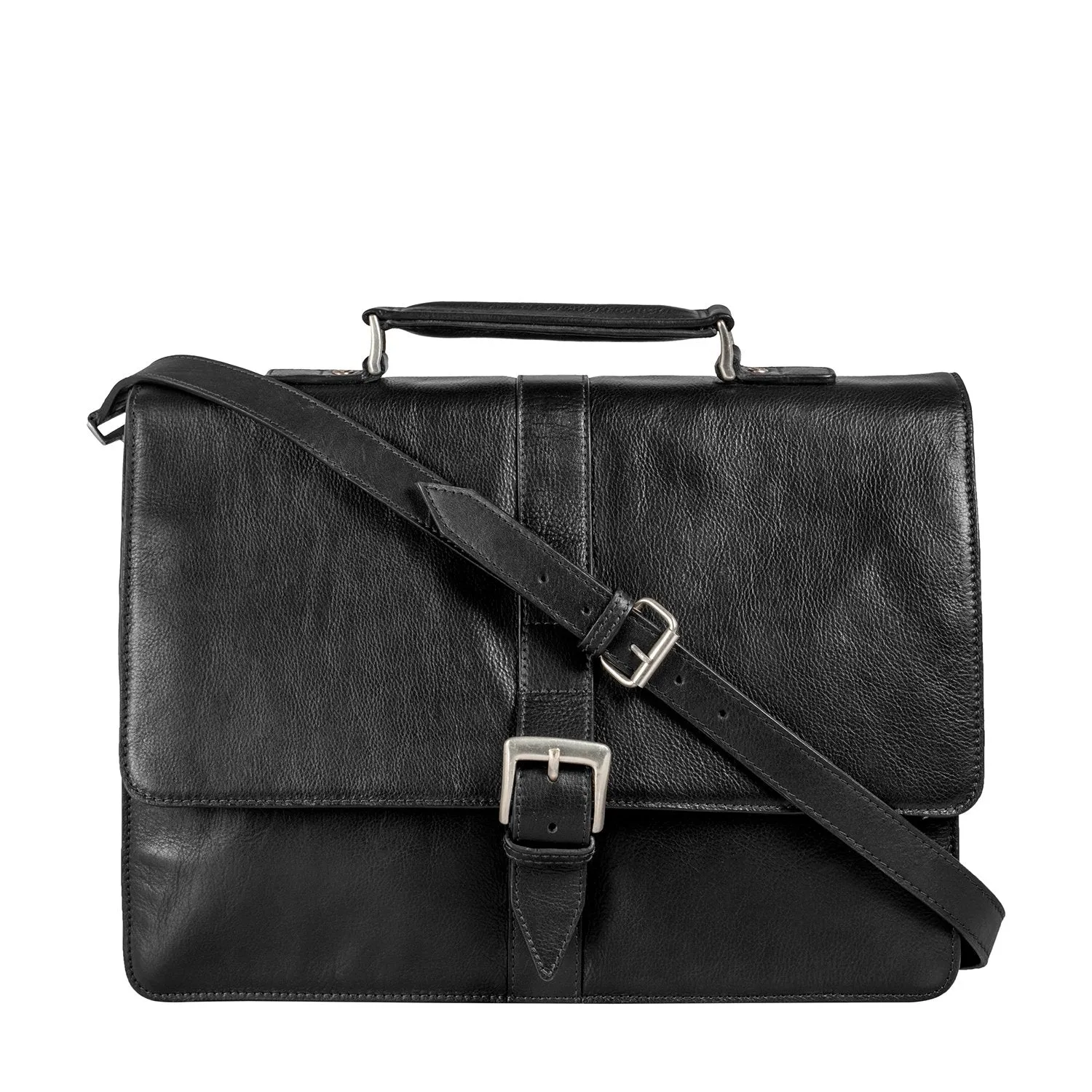 Hudson Men's Large Leather Briefcase