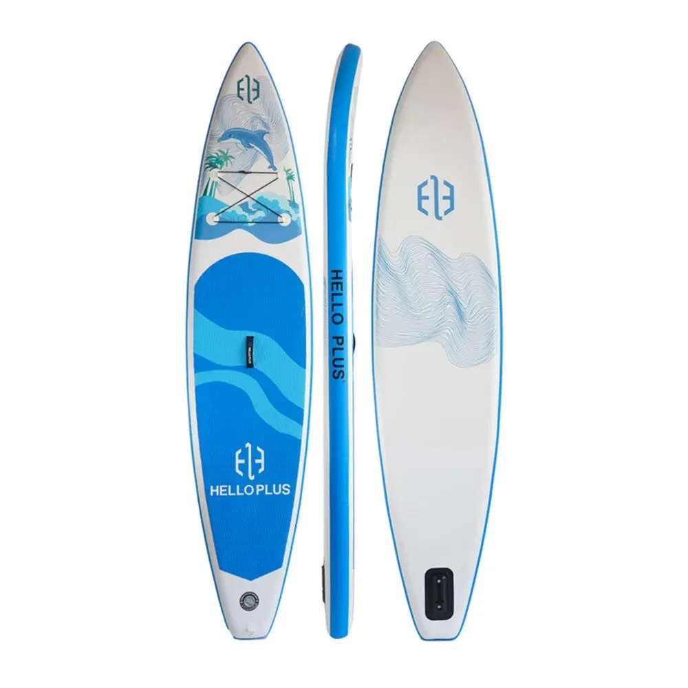 Inflatable Stand Up Paddle Board 3.5m PVC Surfboard for Adults-Stable Versatile and Portable for Surfing Racing Yoga Surf Board