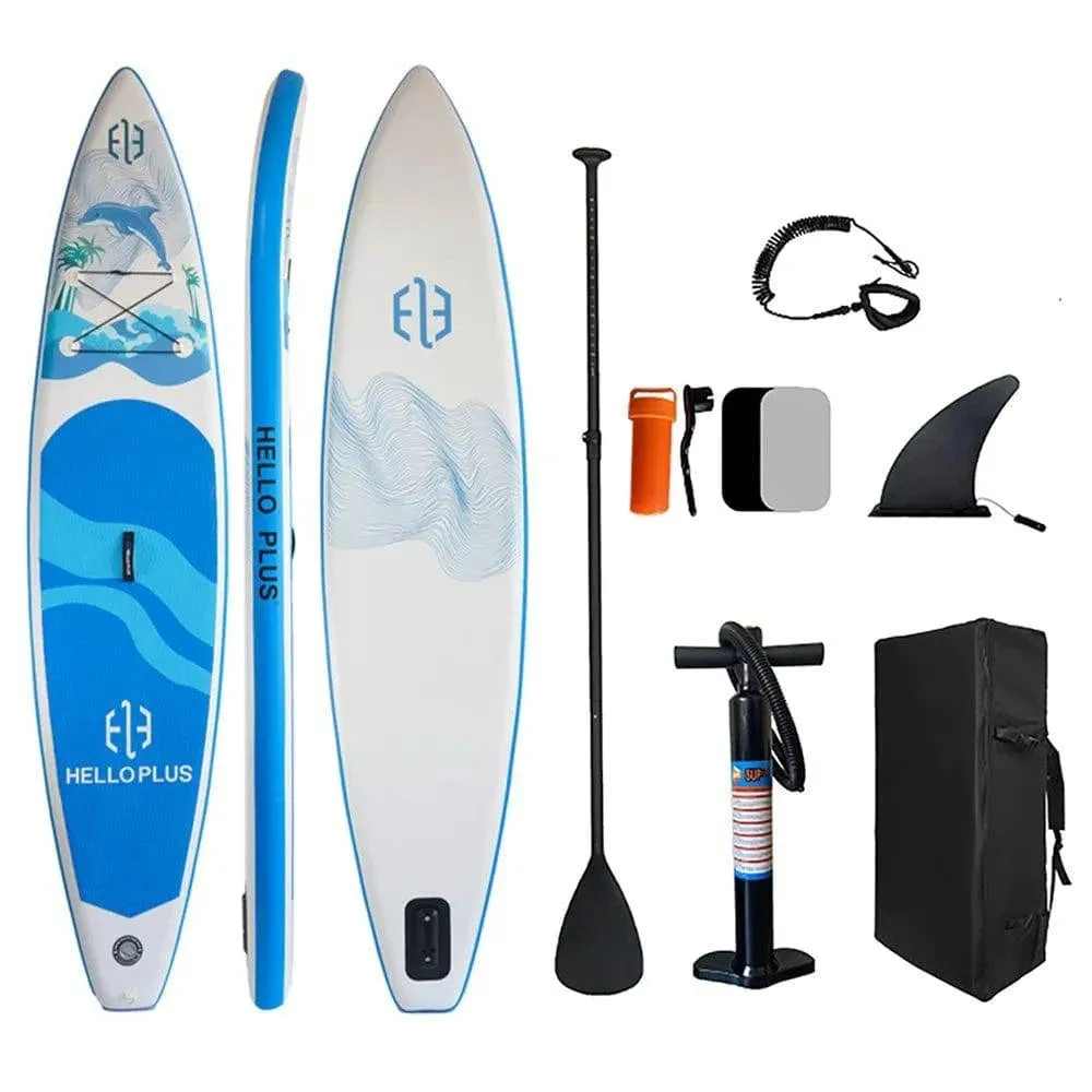 Inflatable Stand Up Paddle Board 3.5m PVC Surfboard for Adults-Stable Versatile and Portable for Surfing Racing Yoga Surf Board