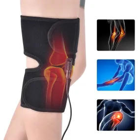 Infrared Heated Knee Brace Wrap Support Massager Injury Cramps Arthritis Recovery Hot Therapy Pain Relief Knee Rehabilitation