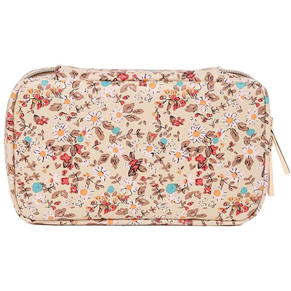 Jewelry Bag Small Blossom Tan