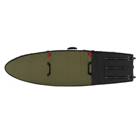 John John Florence Wheeled 4 Travel Bag (6'6-8'0) Olive