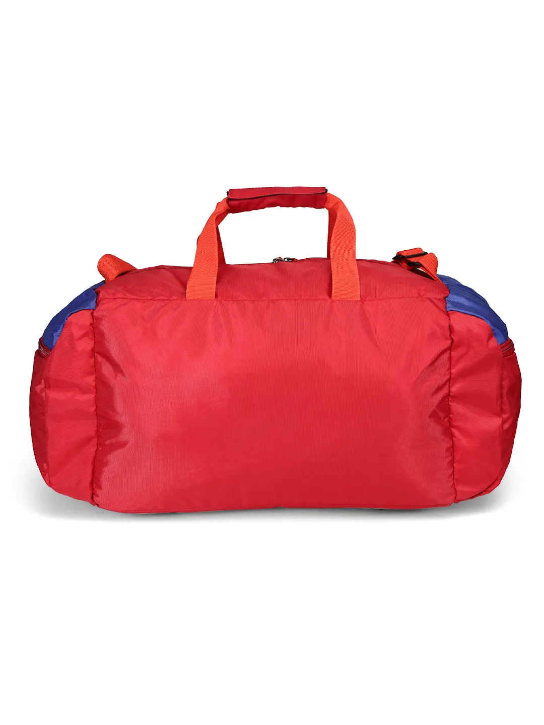 JUMP USA Unisex Red & Royal Blue Solid Hand Duffle Bag