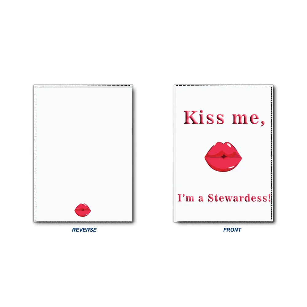 Kiss Me I'm A Stewardess! Passport Cover