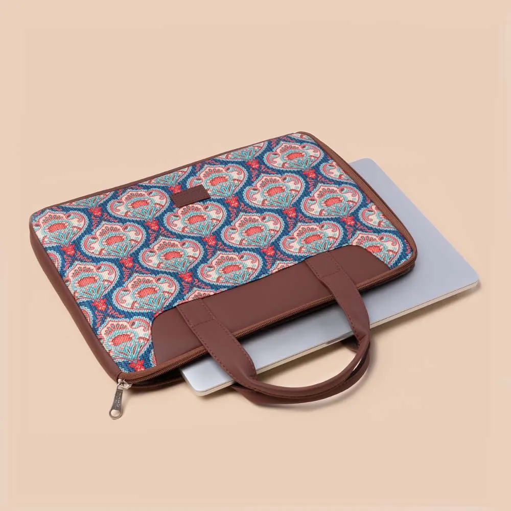 Kovil Blue L-Zippered Laptop Sleeve