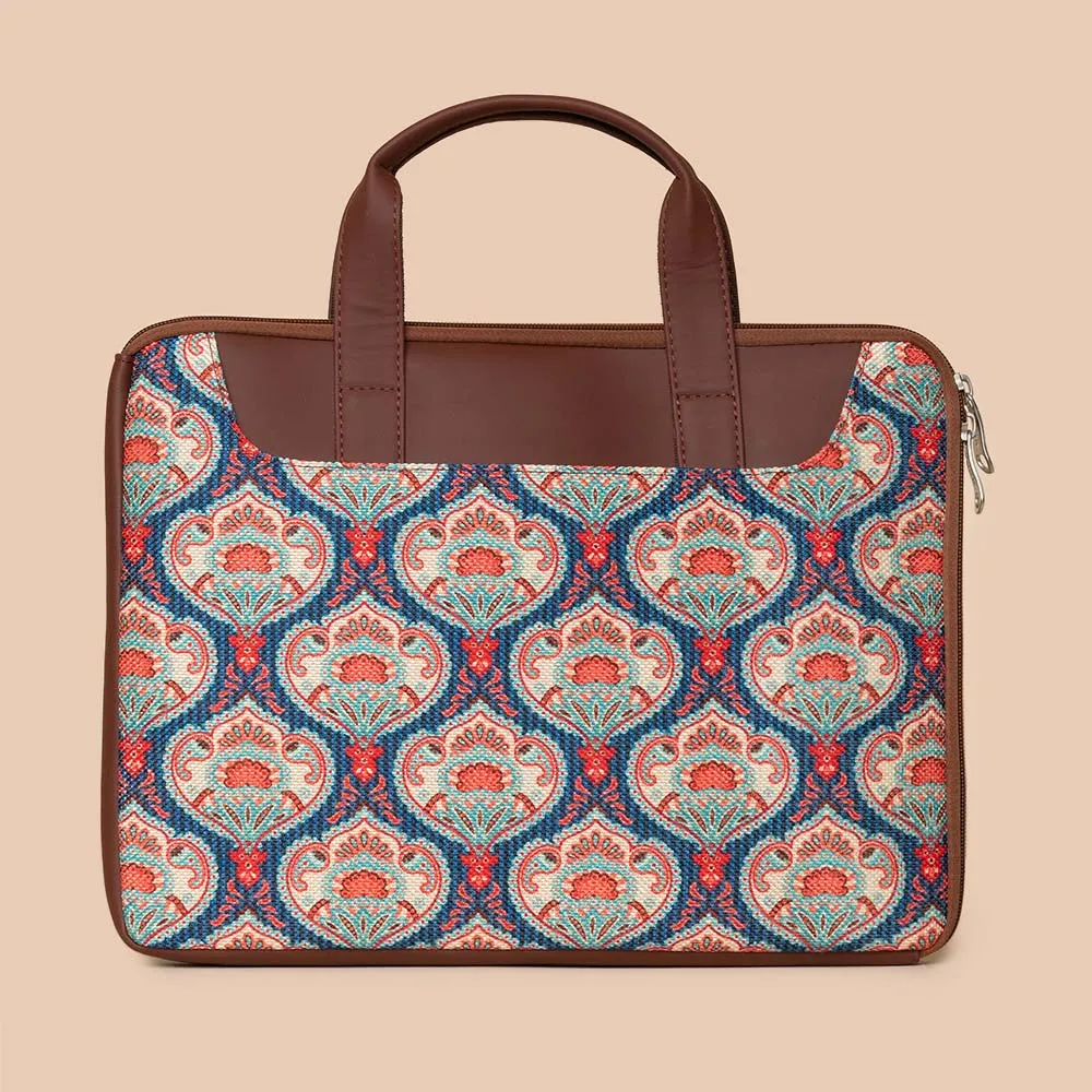 Kovil Blue L-Zippered Laptop Sleeve