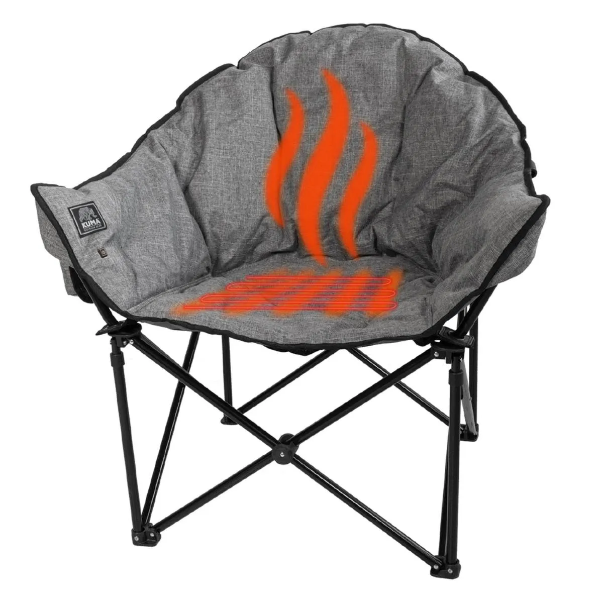 KUMA Outdoor Gear Lazy Bear Heated Chair with Power Bank & Bluetooth