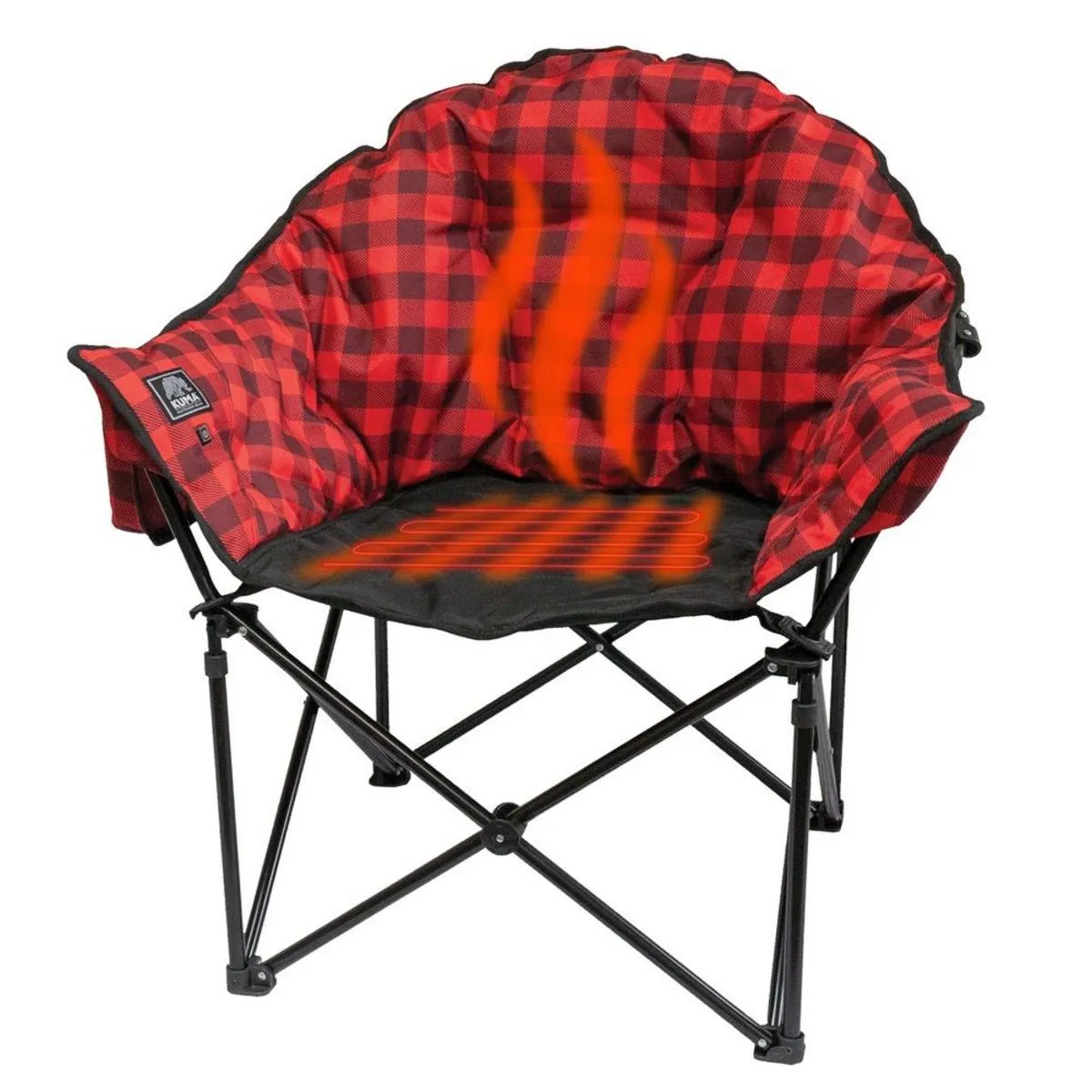 KUMA Outdoor Gear Lazy Bear Heated Chair with Power Bank & Bluetooth