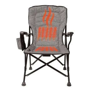 Kuma Outdoor Gear - Switchback Heated Chair with Bluetooth - Heather Grey