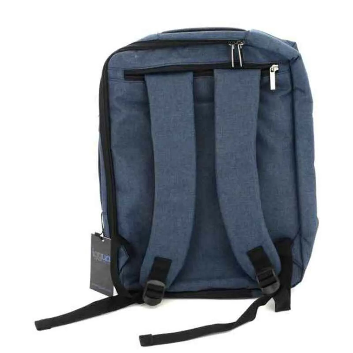 Laptop Backpack iggual IGG317051 Impermeable Anti-theft Blue