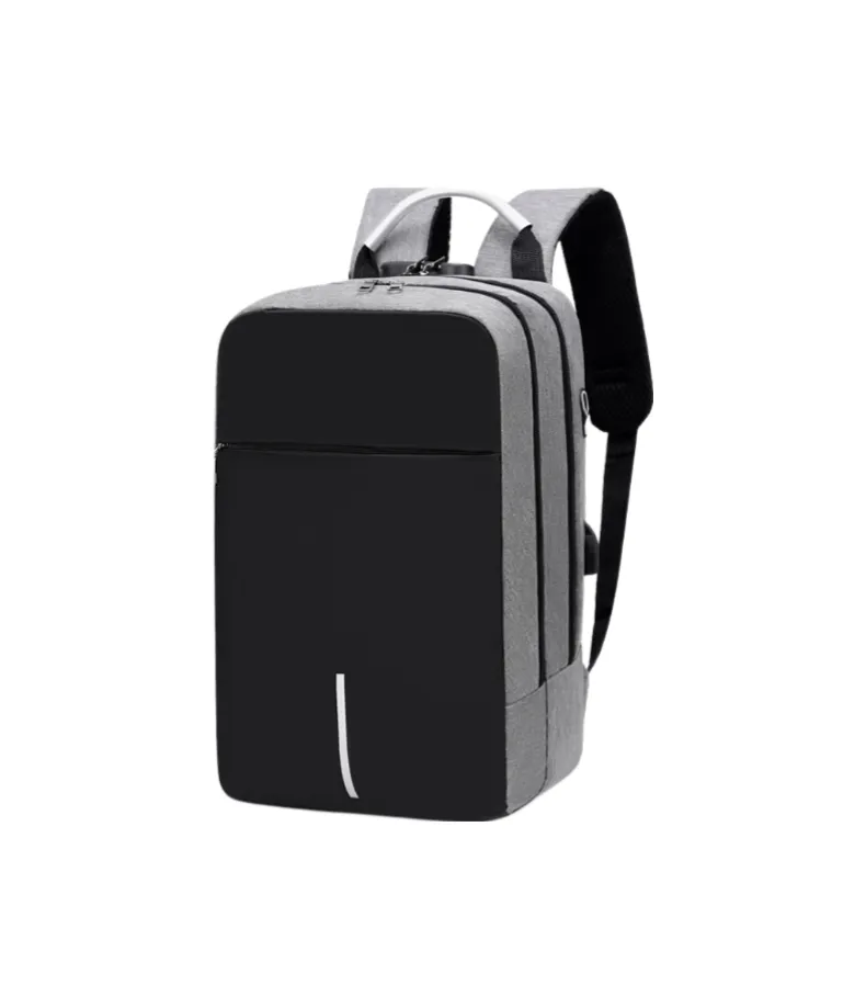 Laptop Backpack With External Charging Usb Port Xf0760 Grey