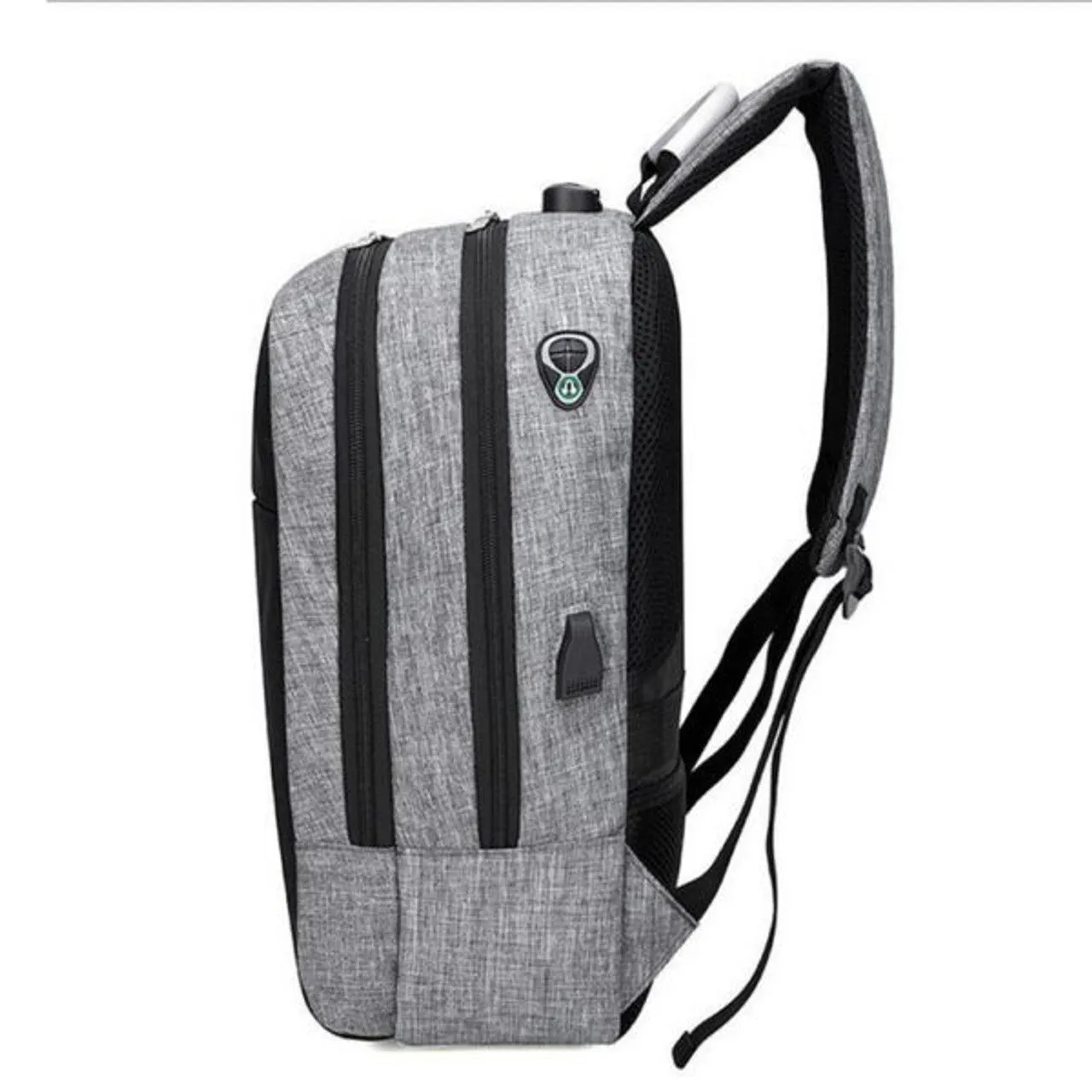 Laptop Backpack With External Charging Usb Port Xf0760 Grey