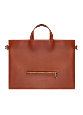 Laptop Bag Cognac Brown