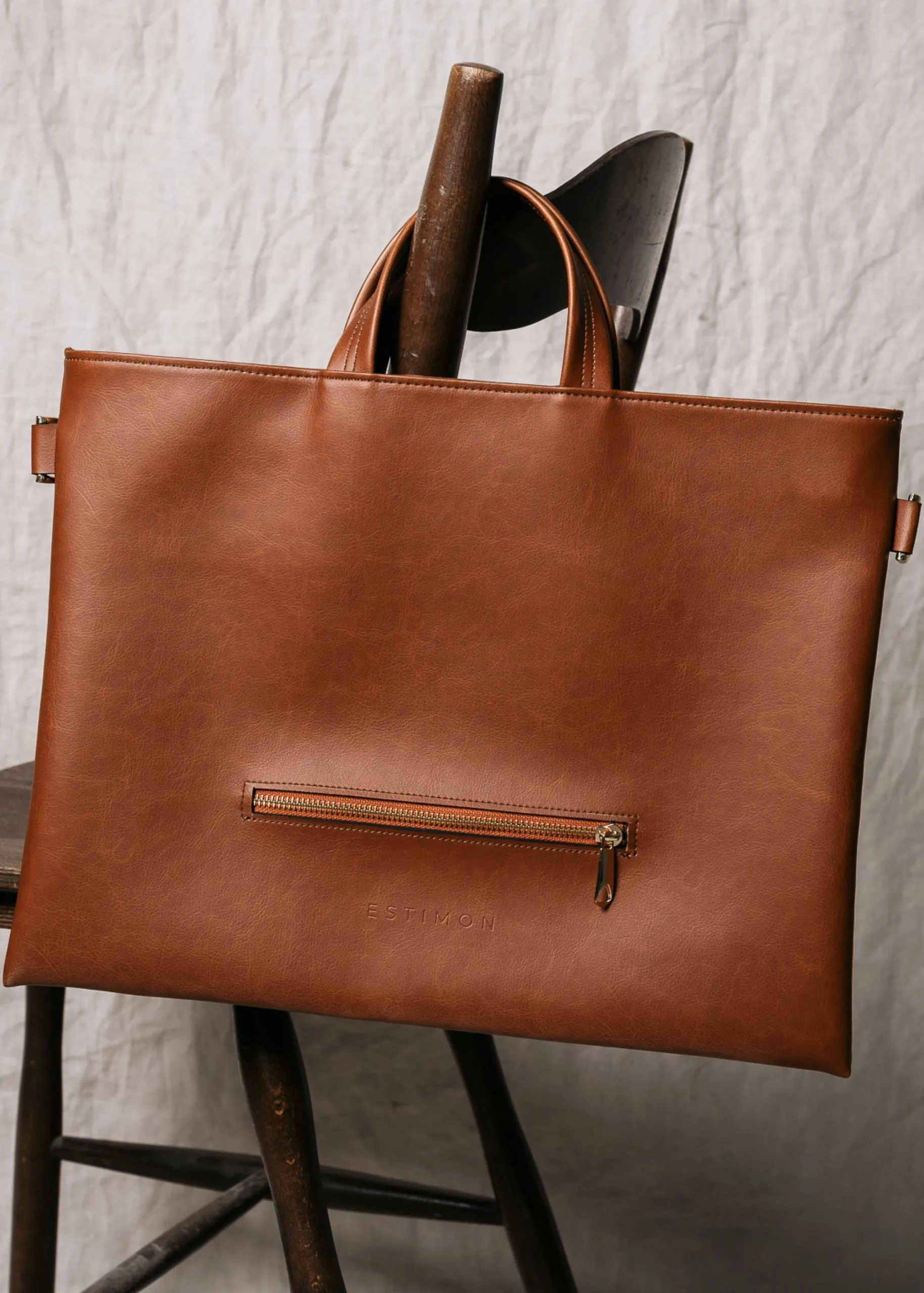 Laptop Bag Cognac Brown