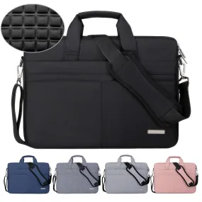 Laptop Sleeve Briefcase Shoulder Bag: Executive Carryall for Professionals