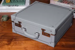 Large Collectors Briefcase - Light Grey