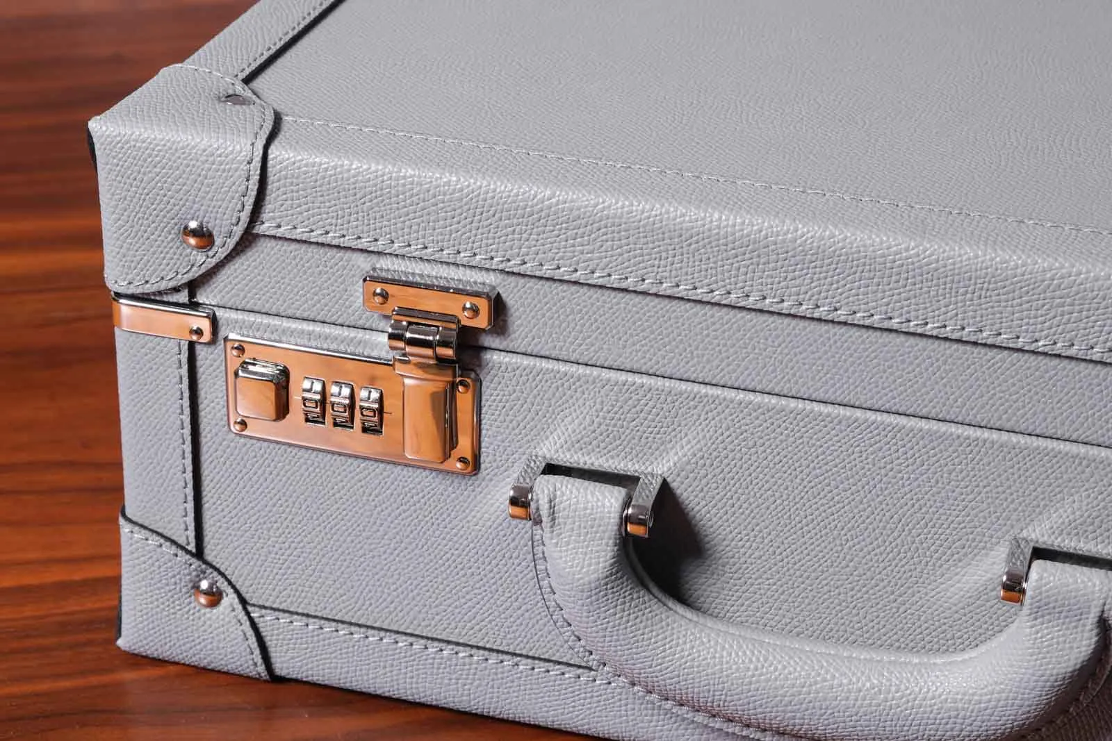 Large Collectors Briefcase - Light Grey