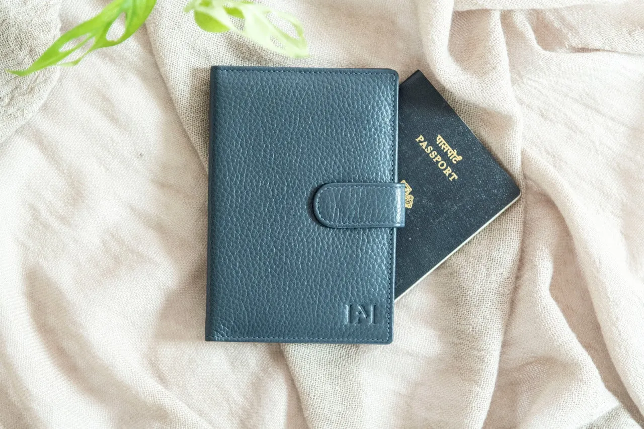 Le Mira 'The Voyager' Genuine Leather Passport Holder