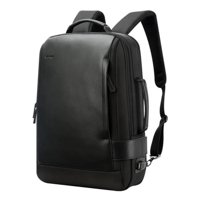 Leather Anti theft Luggage Backpack