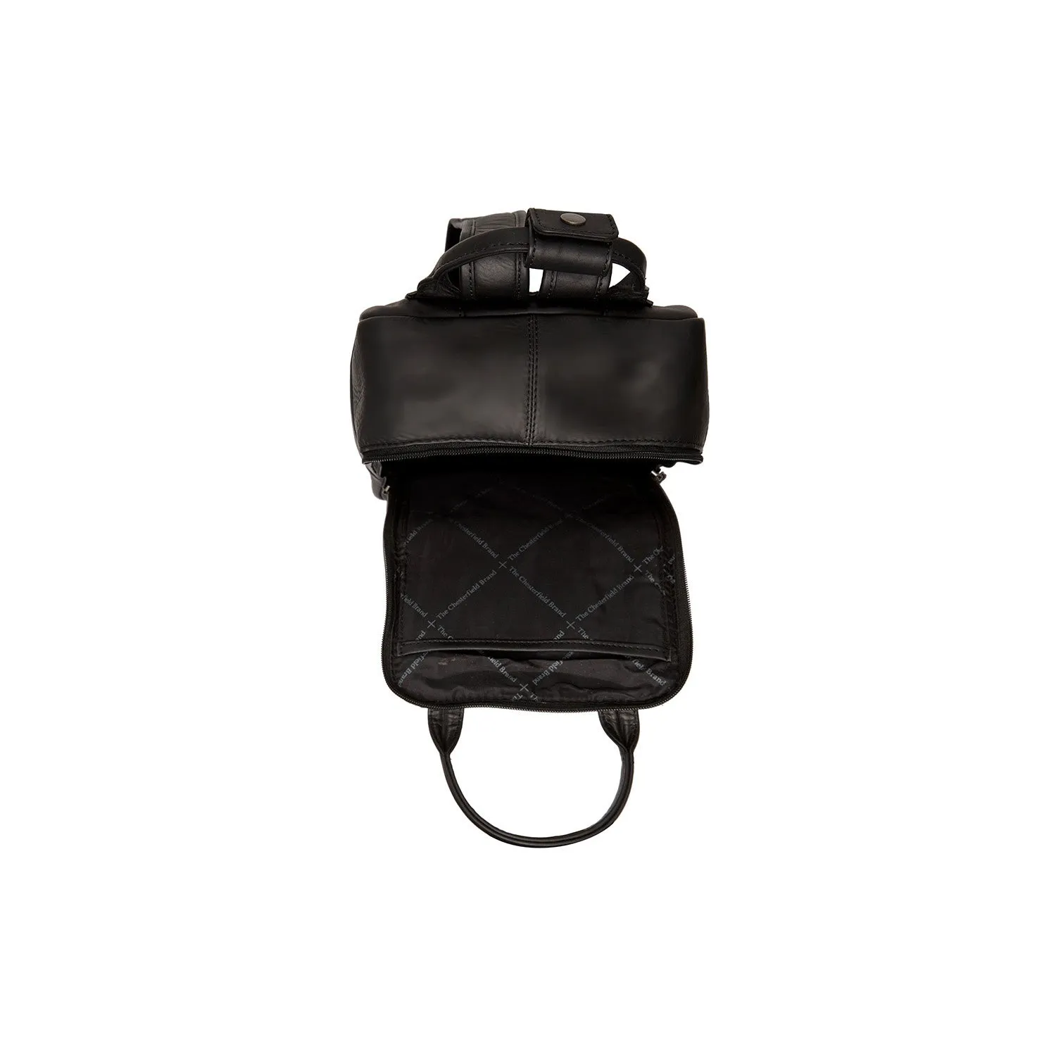 Leather Backpack Black Bellary