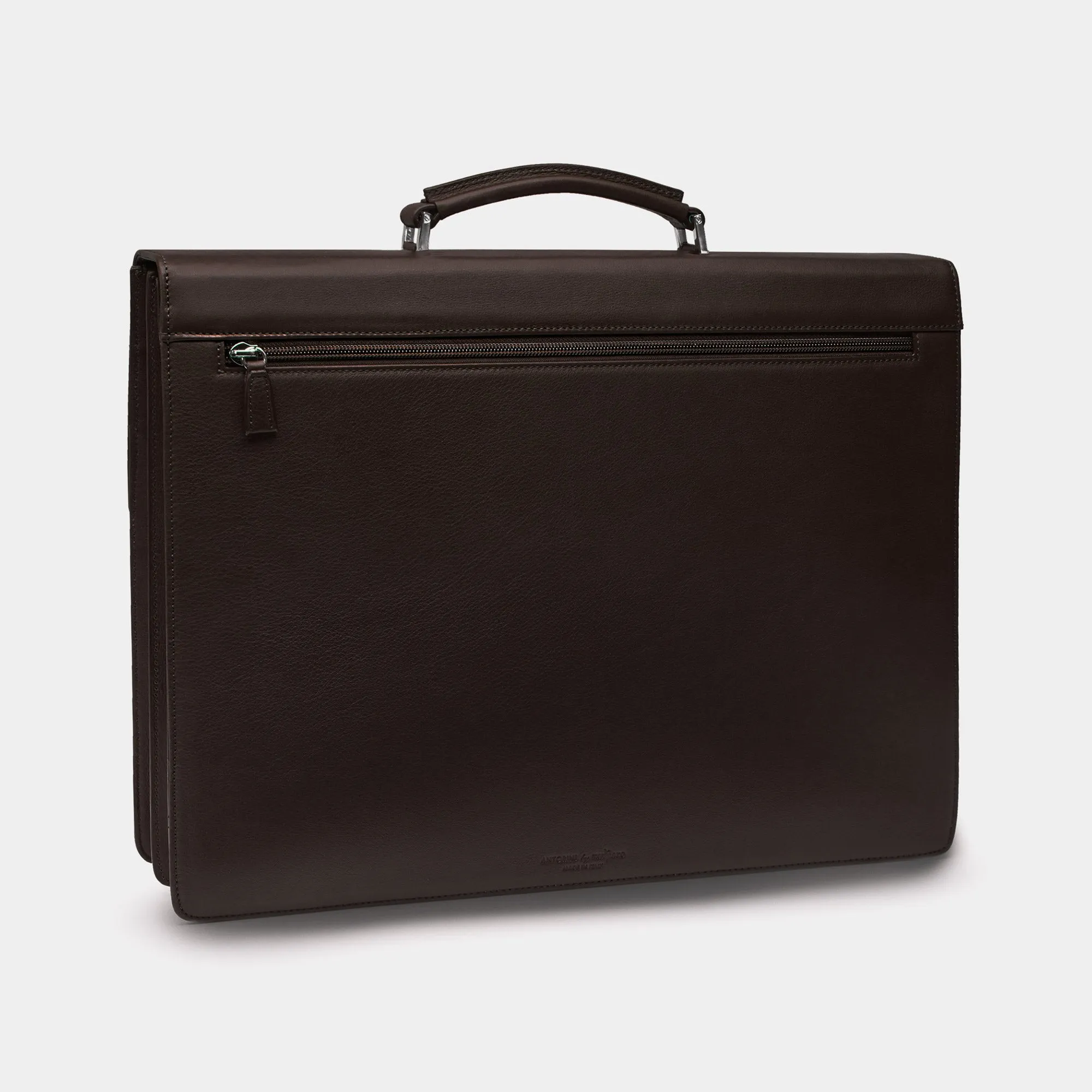 Leather Briefcase in Brown