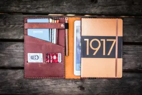 Leather Leuchtturm1917 A5 Notebook Cover - Crazy Horse Tan