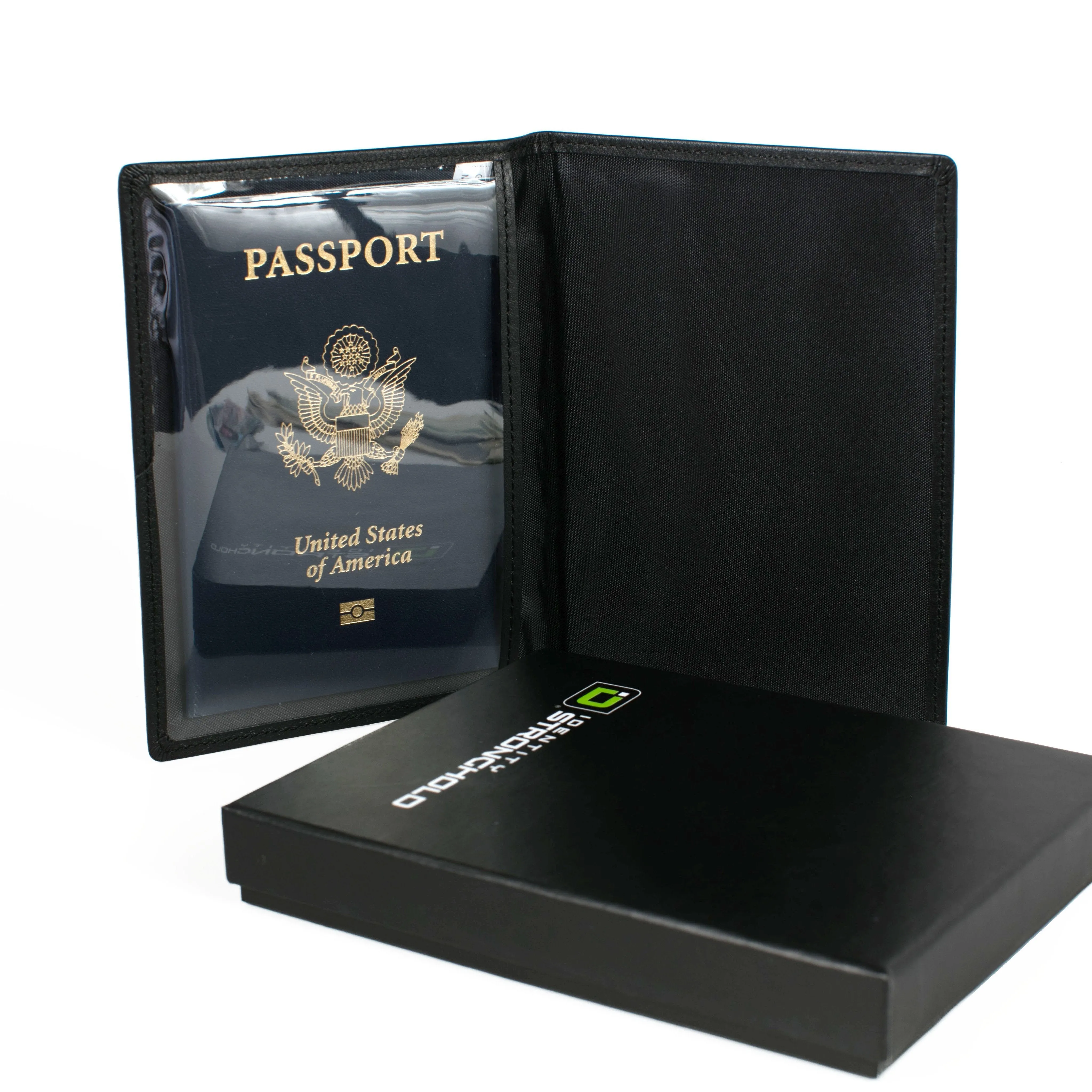 Leather RFID Blocking Passport Cover