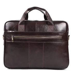 Leisure Fashion Leather Business Briefcase for Men 6523