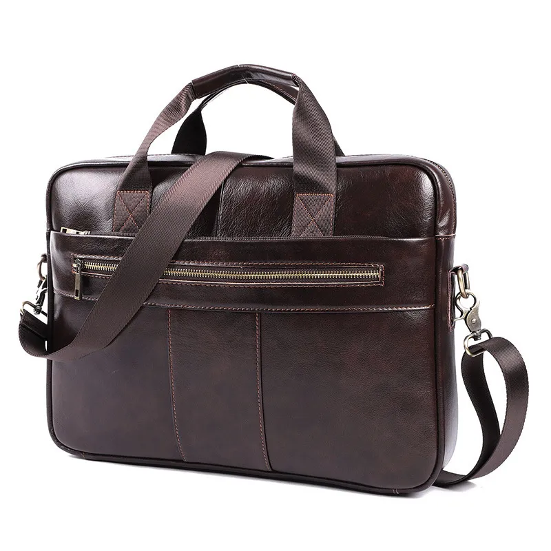 Leisure Fashion Leather Business Briefcase for Men 6523