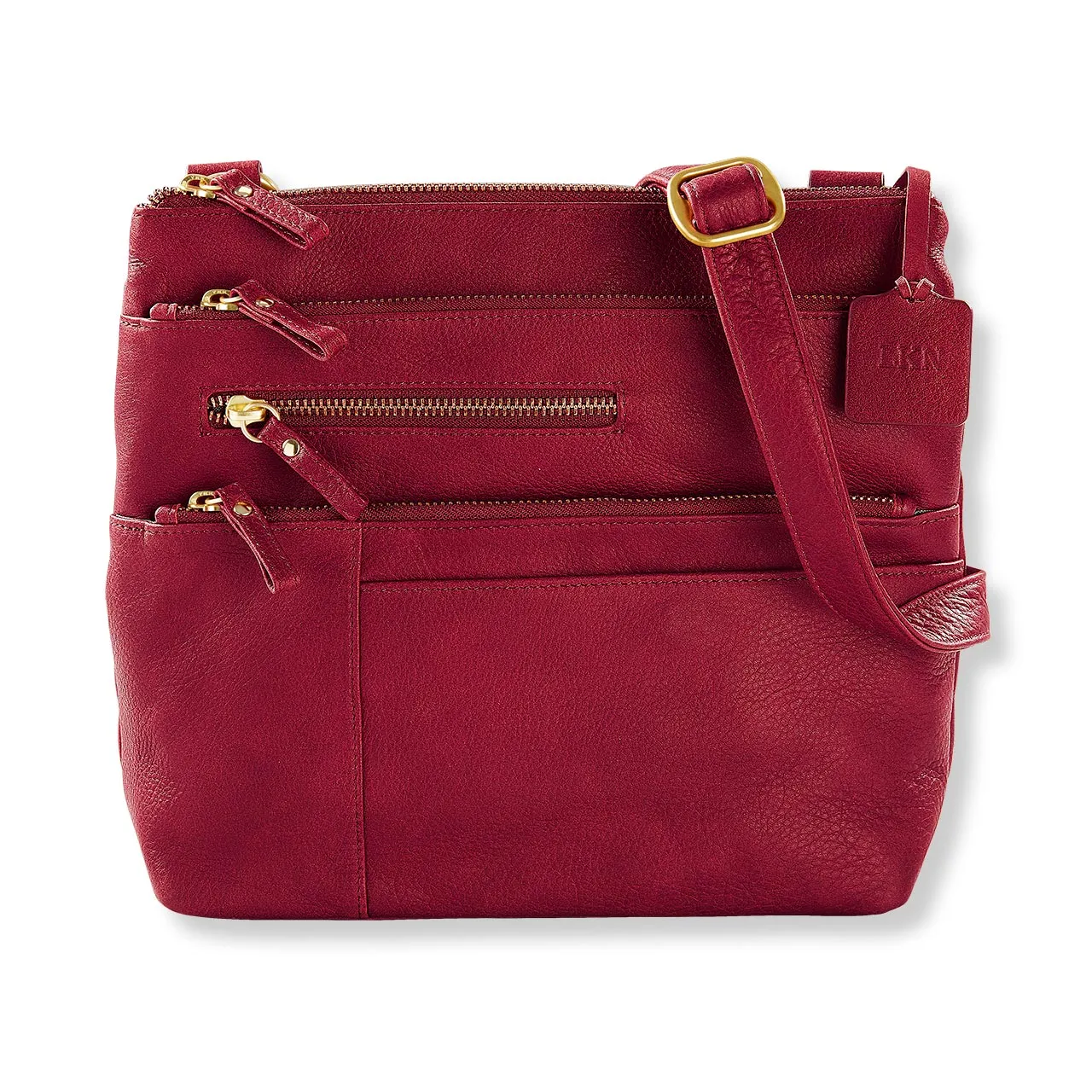 Lexi Triple-Zip Crossbody Traveler