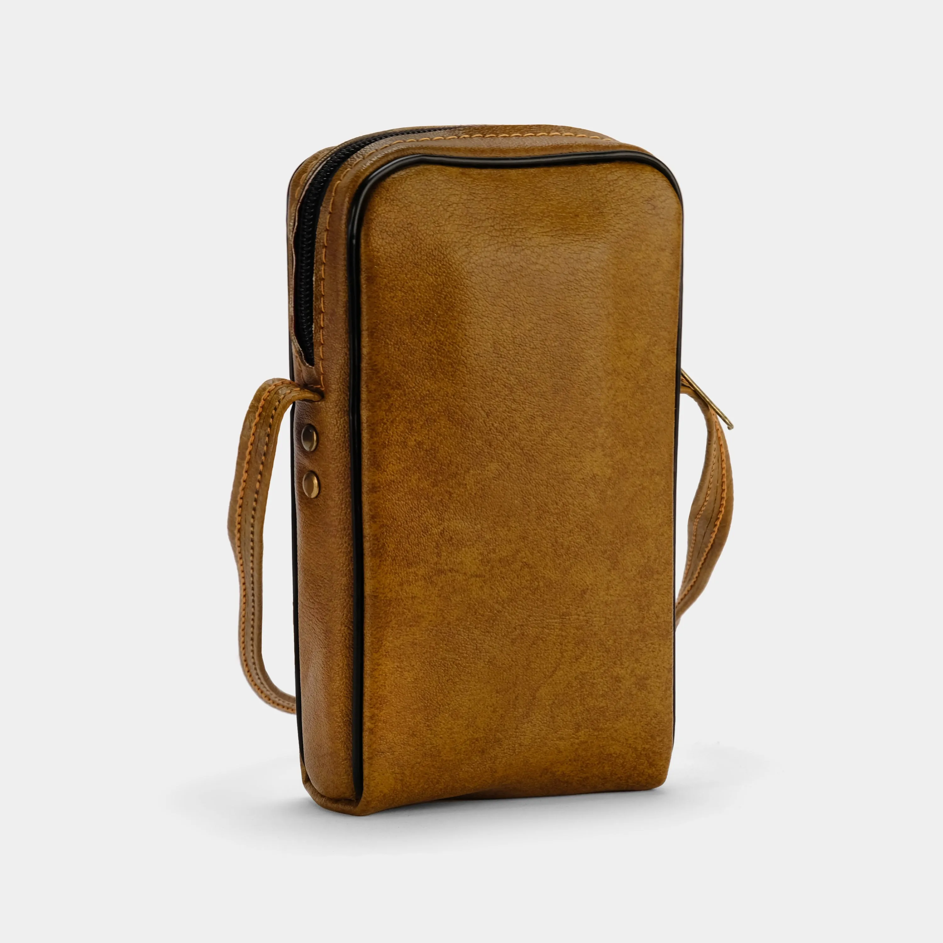 Light Brown Folding Camera Instant Camera Bag