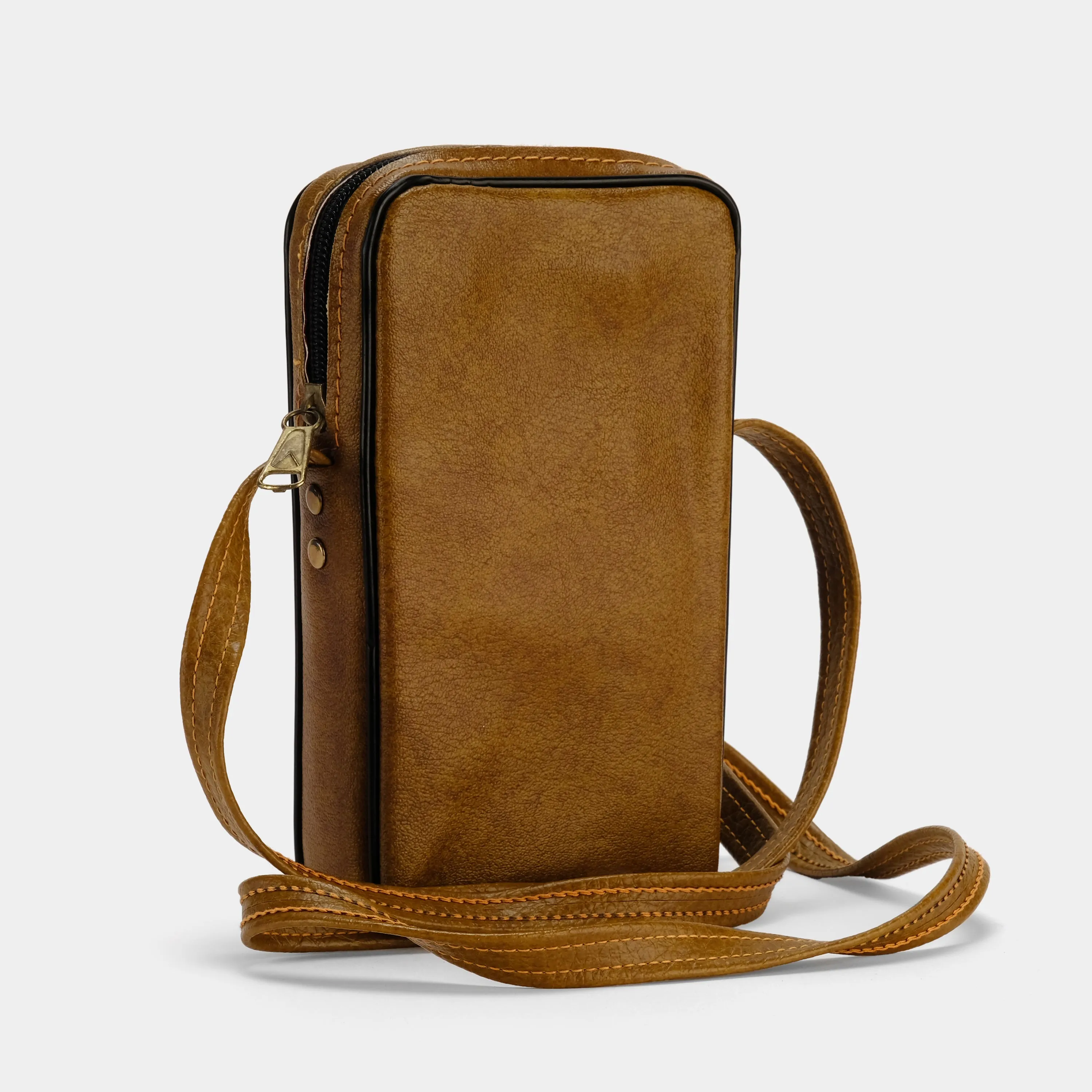 Light Brown Folding Camera Instant Camera Bag